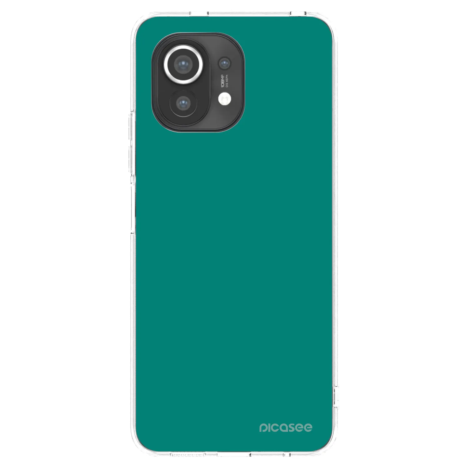Picasee Xiaomi Mi 11 Hülle - Transparentes Silikon - Emerald Mist