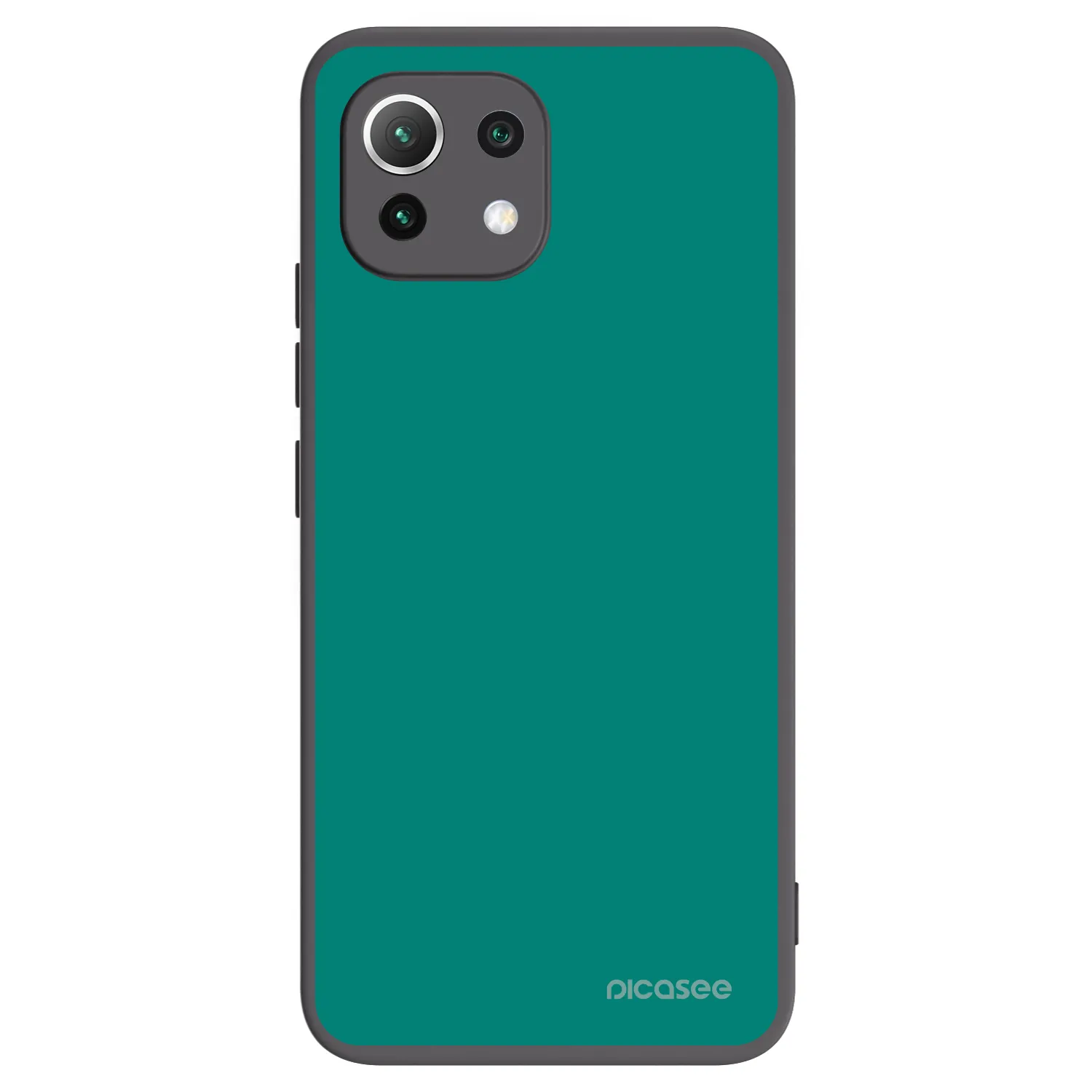 Picasee Xiaomi Mi 11 Lite Hülle - Schwarzes Silikon - Emerald Mist