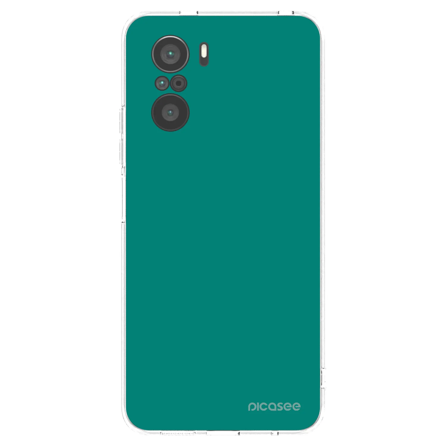 Picasee Xiaomi Poco F3 Hülle - Transparentes Silikon - Emerald Mist