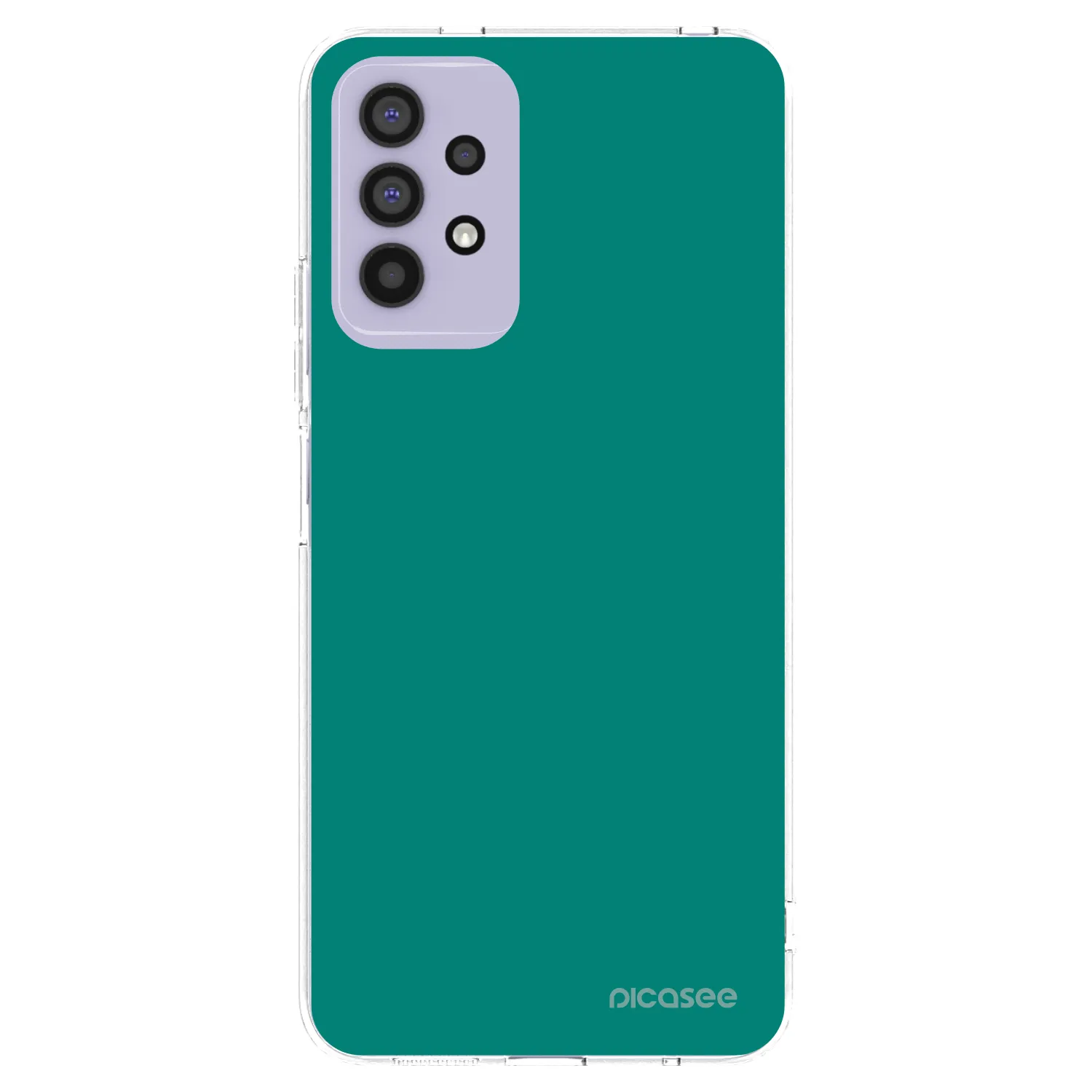 Picasee Samsung Galaxy A32 4G SM-A325F Hülle - Transparentes Silikon - Emerald Mist