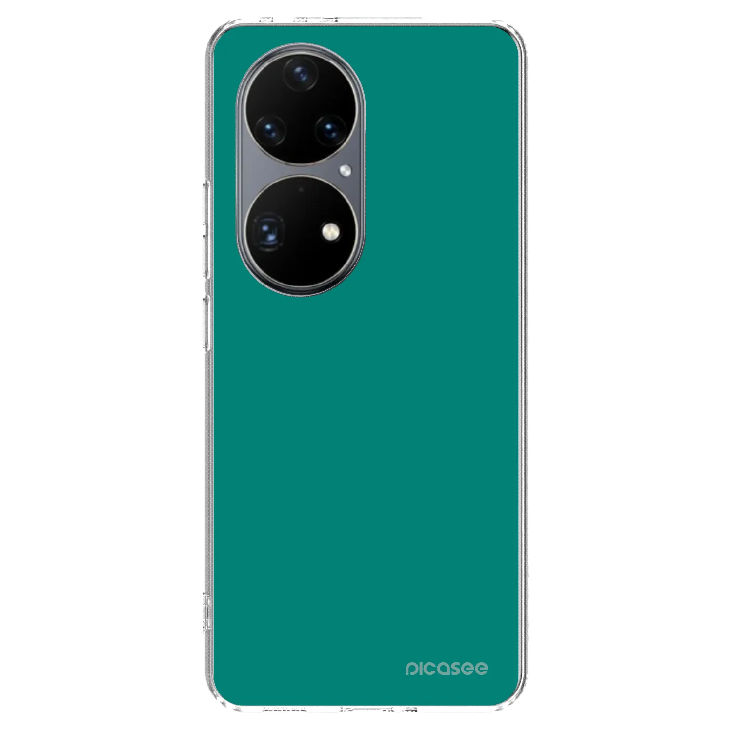 Picasee Huawei P50 Hülle - Transparentes Silikon - Emerald Mist