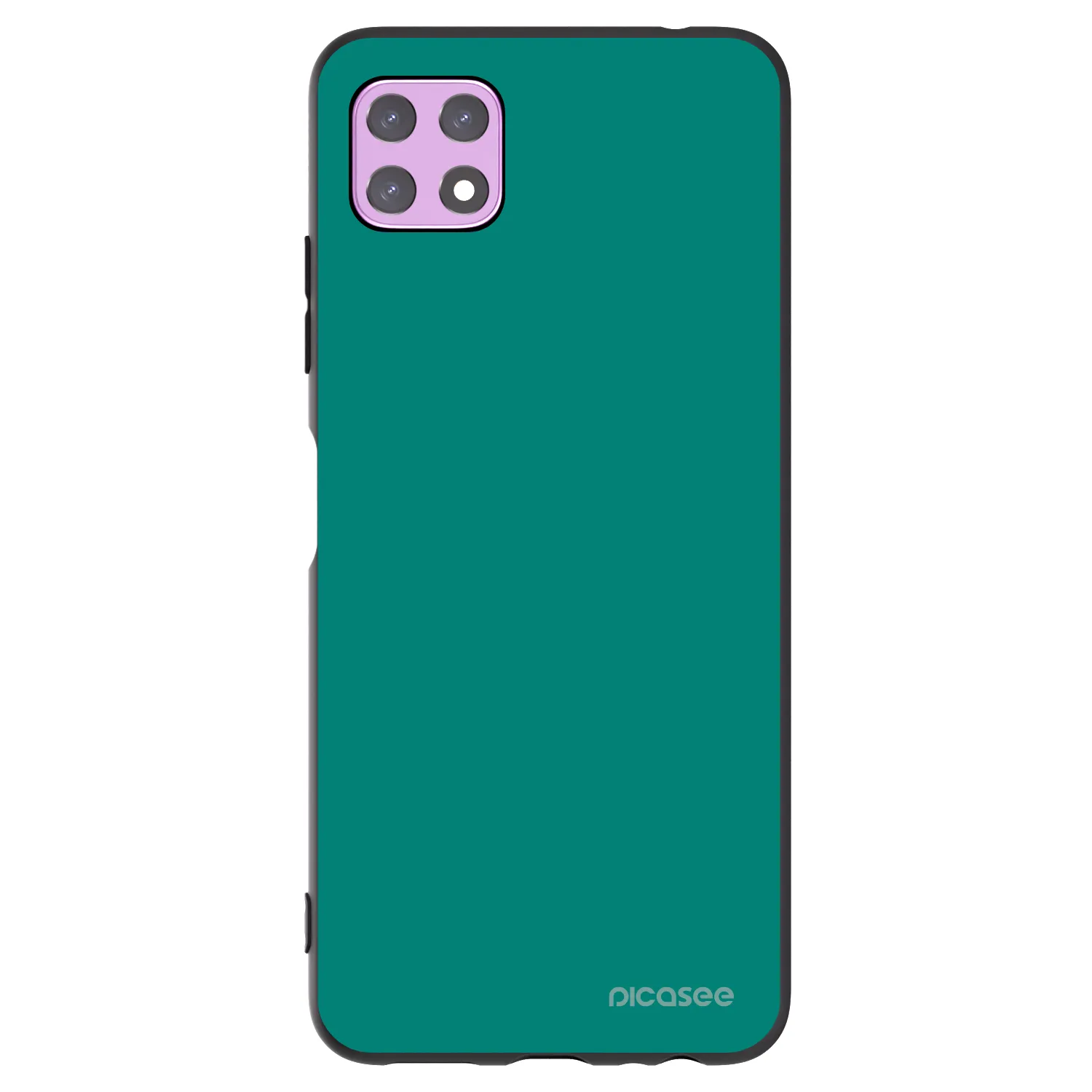 Picasee Samsung Galaxy A22 A226B 5G Hülle - Schwarzes Silikon - Emerald Mist