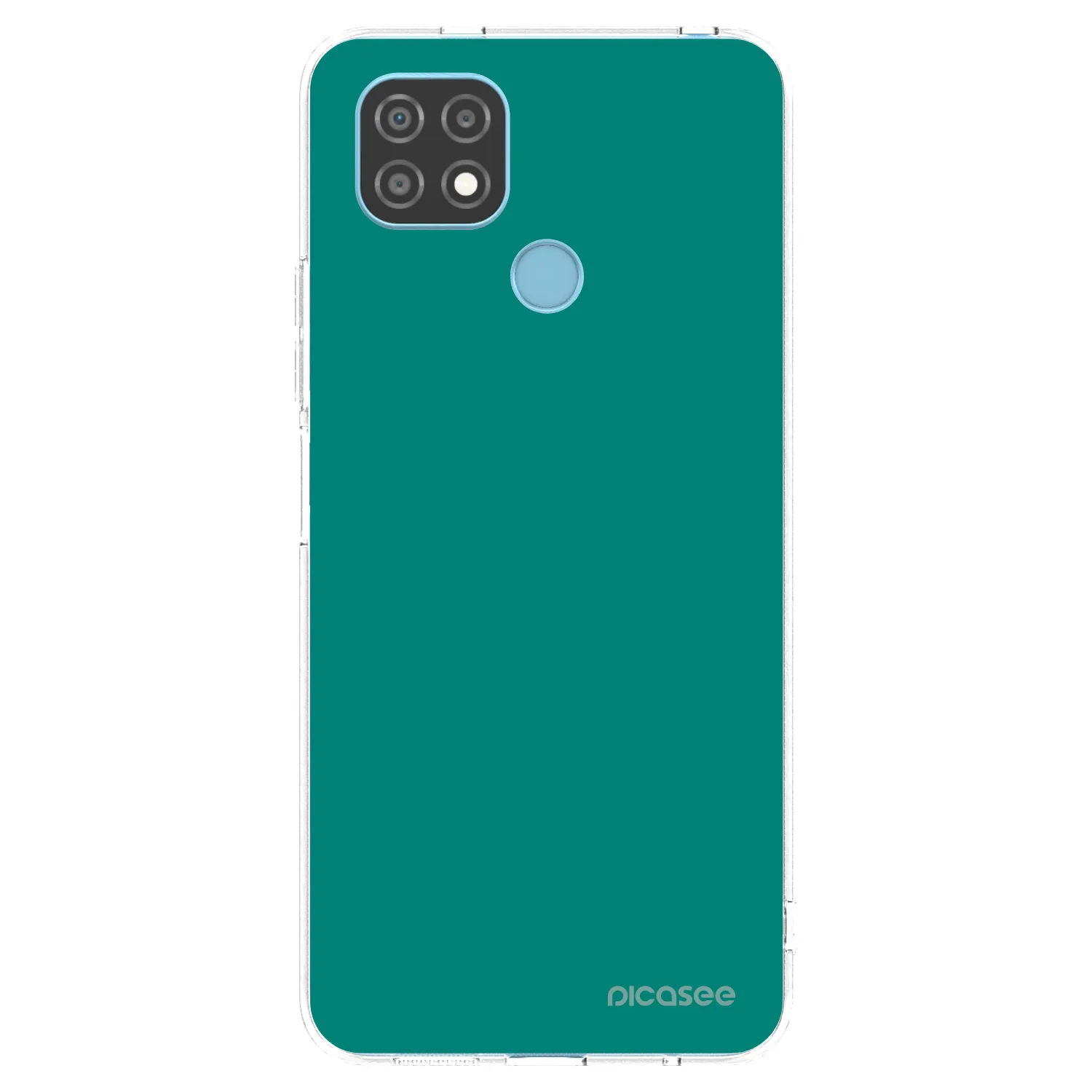 Picasee Realme C21 Hülle - Transparentes Silikon - Emerald Mist