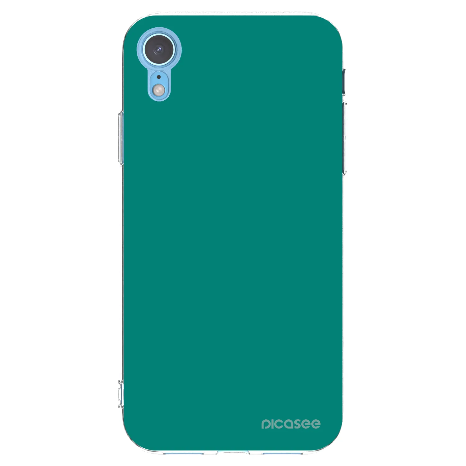 Picasee Apple iPhone XR Hülle - Transparentes Silikon - Emerald Mist