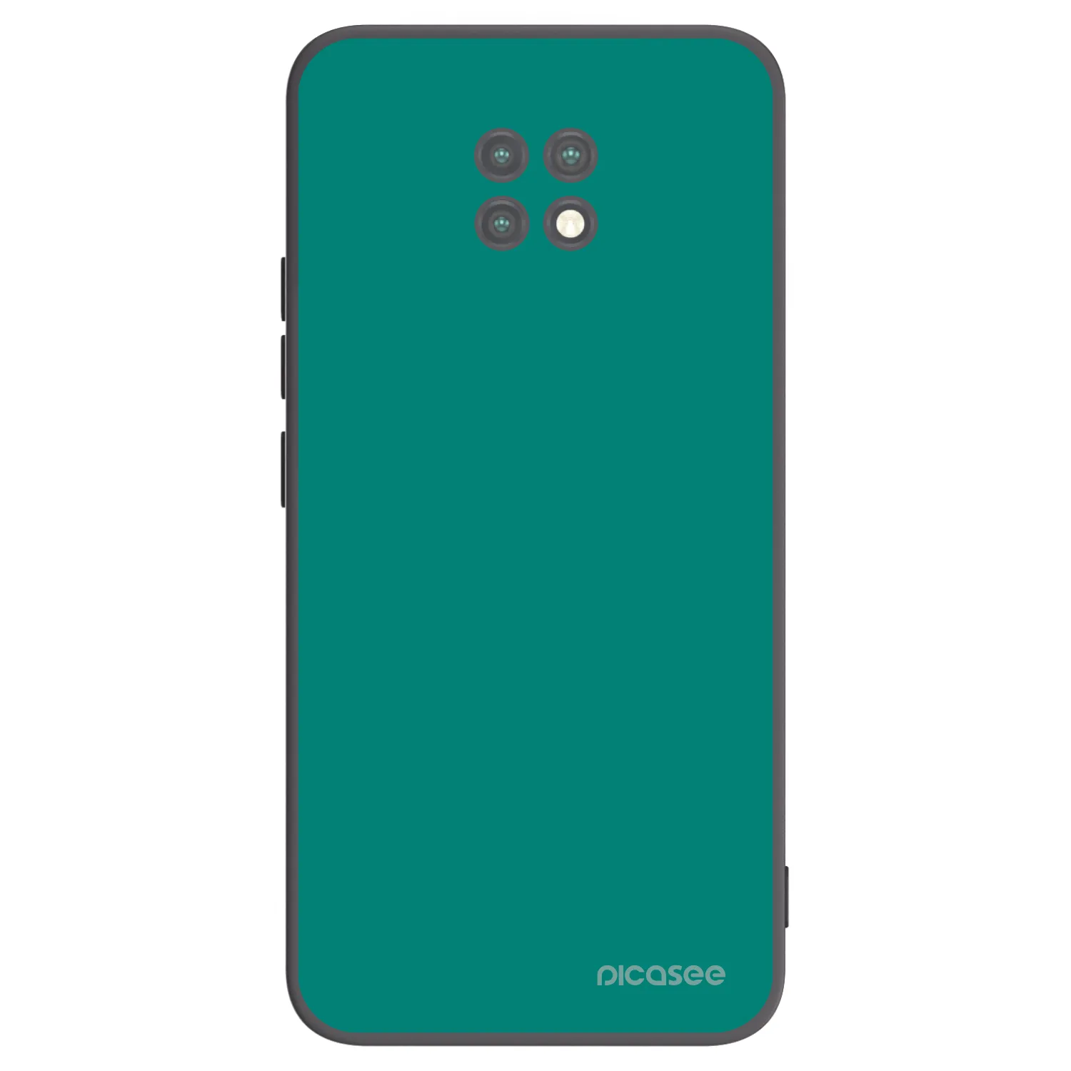 Picasee Xiaomi Redmi Note 9T Hülle - Schwarzes Silikon - Emerald Mist