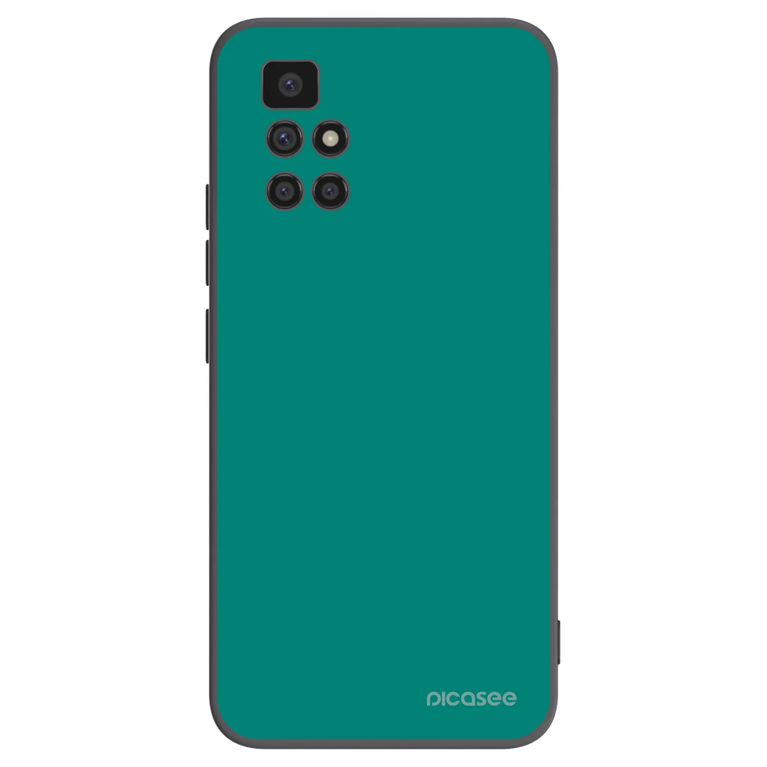 Picasee Xiaomi Redmi 10 Hülle - Schwarzes Silikon - Emerald Mist