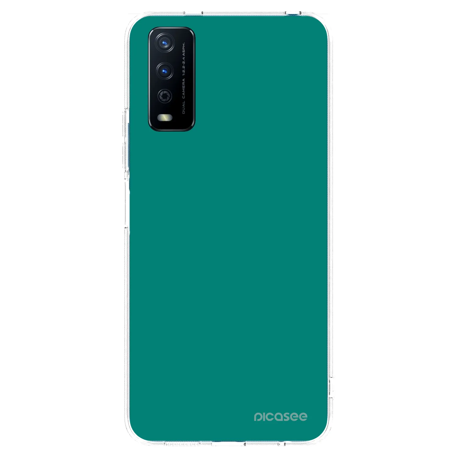 Picasee Vivo Y11s Hülle - Transparentes Silikon - Emerald Mist