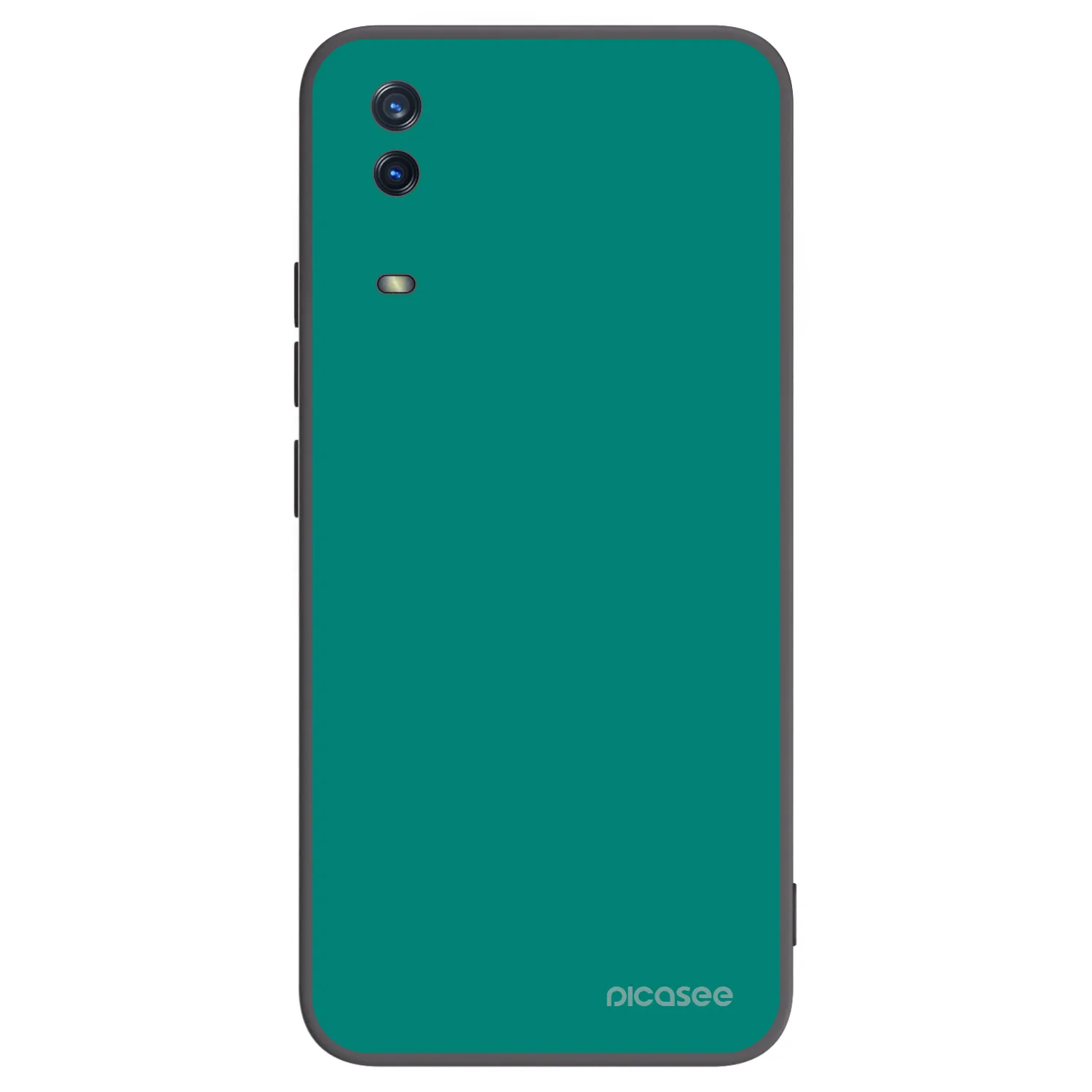 Picasee Vivo Y11s Hülle - Schwarzes Silikon - Emerald Mist
