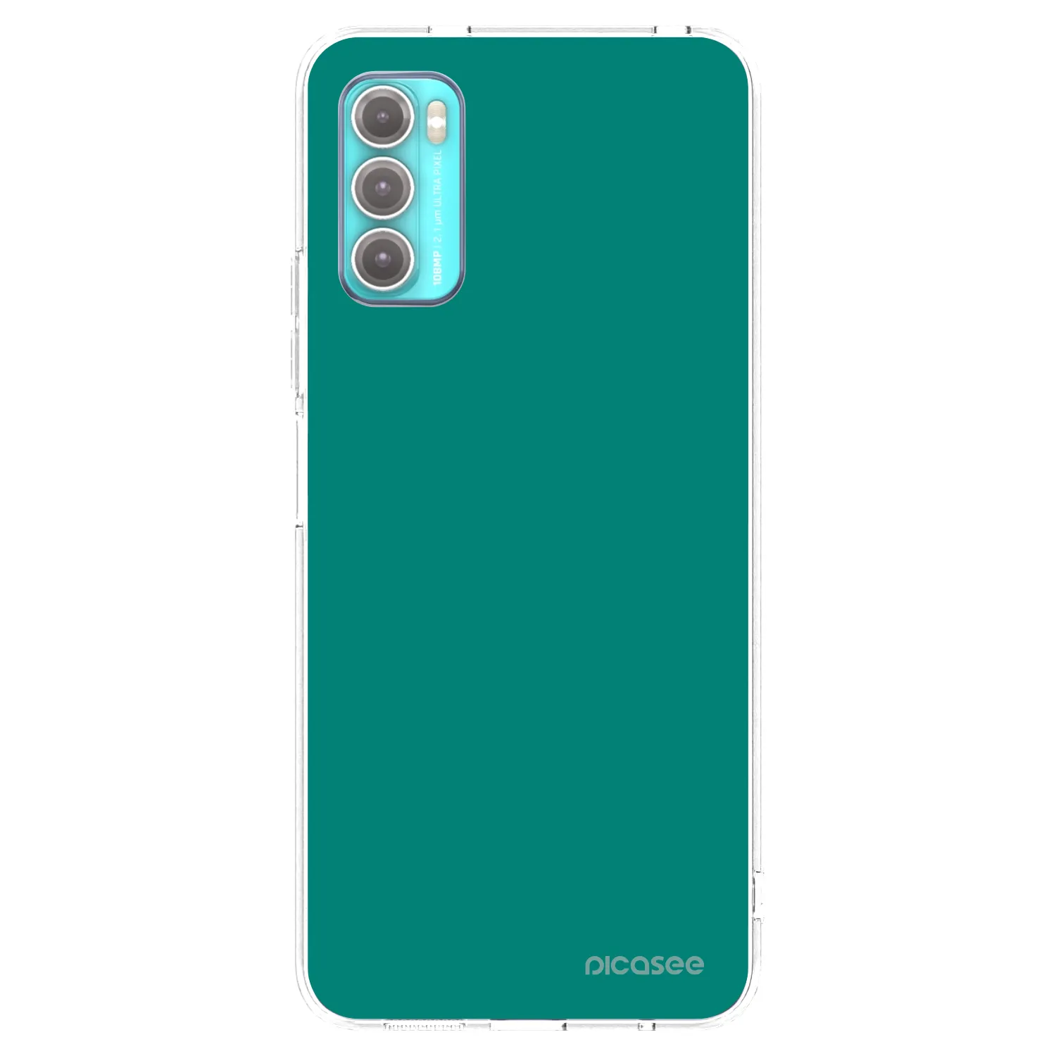 Picasee Motorola Moto G60 Hülle - Transparentes Silikon - Emerald Mist