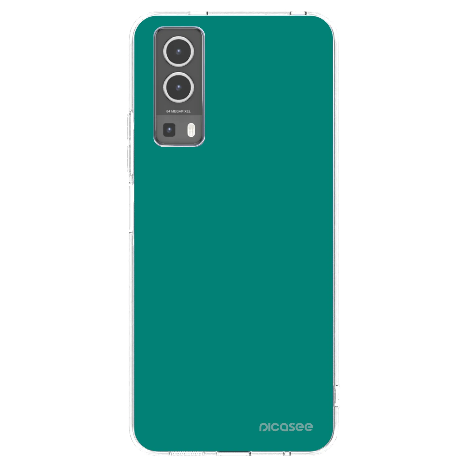 Picasee Vivo Y72 5G Hülle - Transparentes Silikon - Emerald Mist