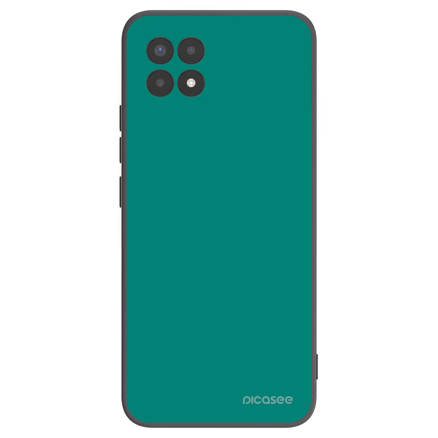 Picasee Realme 8i Hülle - Schwarzes Silikon - Emerald Mist