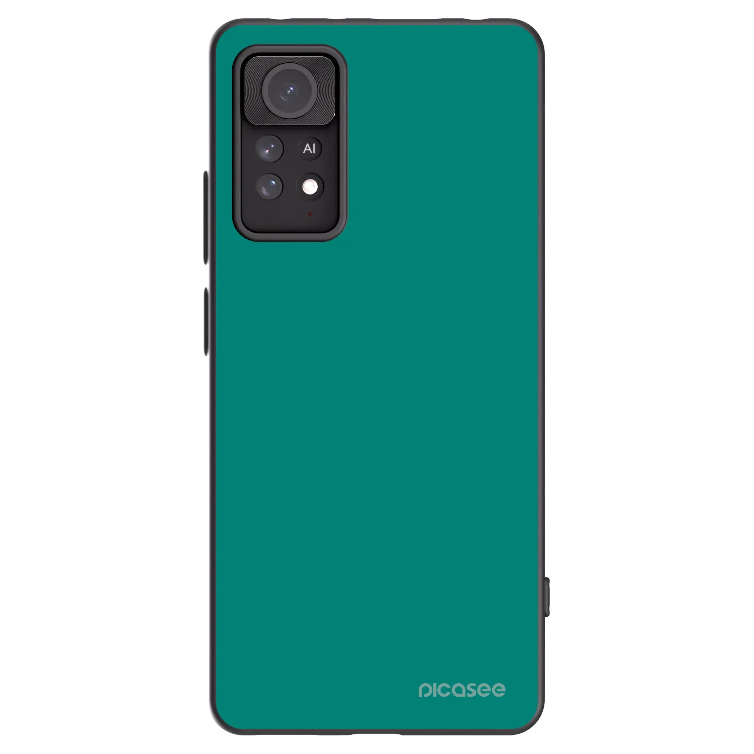 Picasee Xiaomi Redmi Note 11 Pro Hülle - Schwarzes Silikon - Emerald Mist