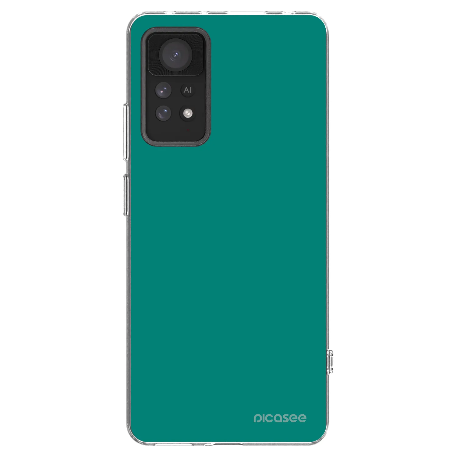 Picasee Xiaomi Redmi Note 11 Pro Hülle - Transparentes Silikon - Emerald Mist