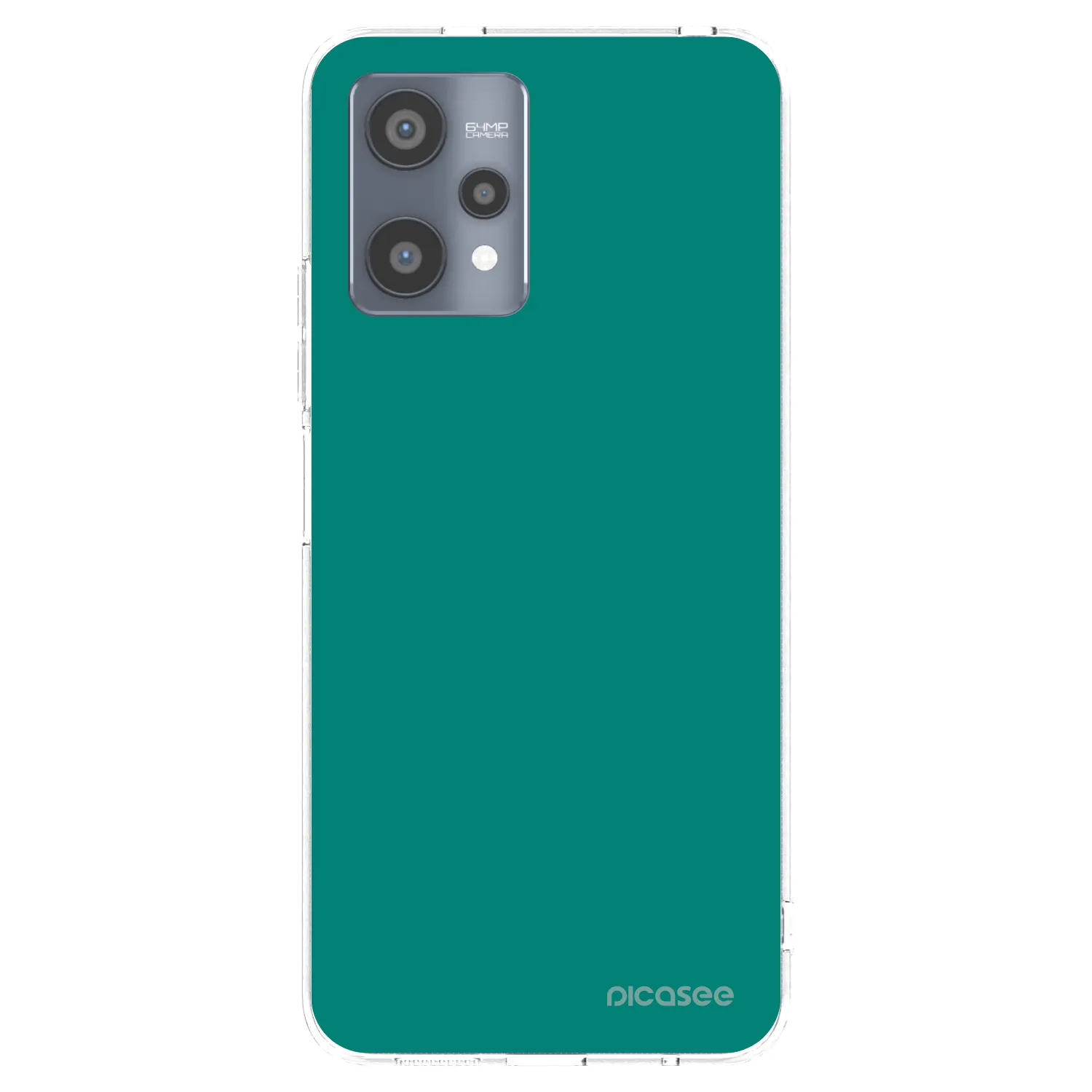 Picasee Realme 9 Pro 5G Hülle - Transparentes Silikon - Emerald Mist
