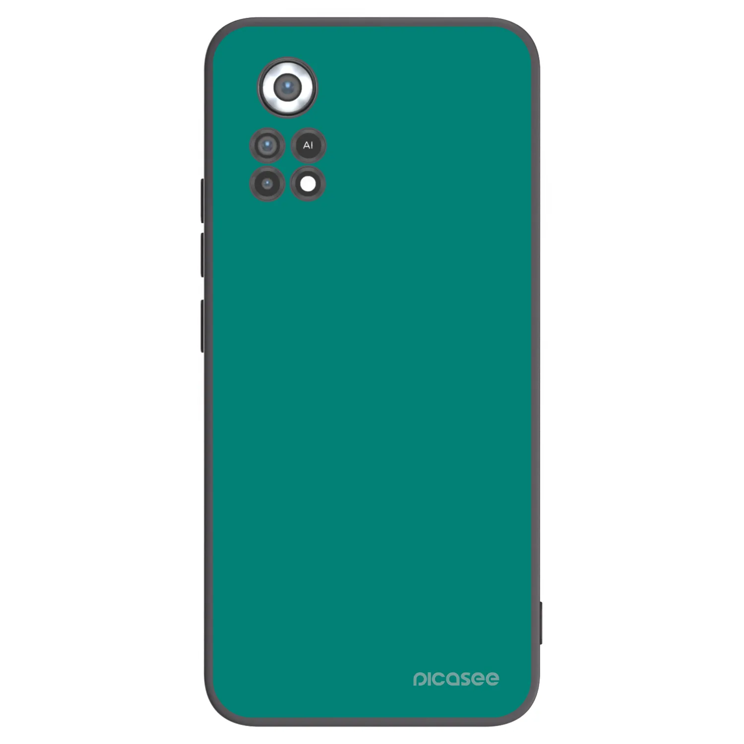 Picasee Xiaomi Poco X4 Pro 5G Hülle - Schwarzes Silikon - Emerald Mist