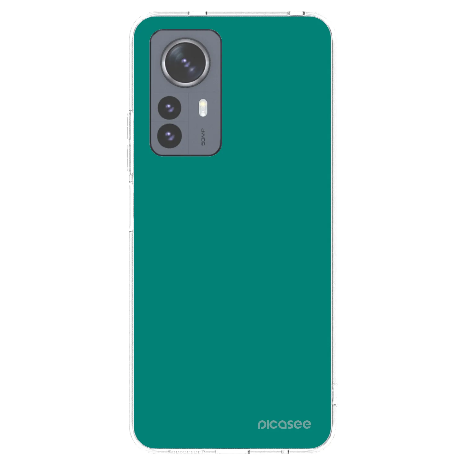 Picasee Xiaomi 12 Pro Hülle - Transparentes Silikon - Emerald Mist