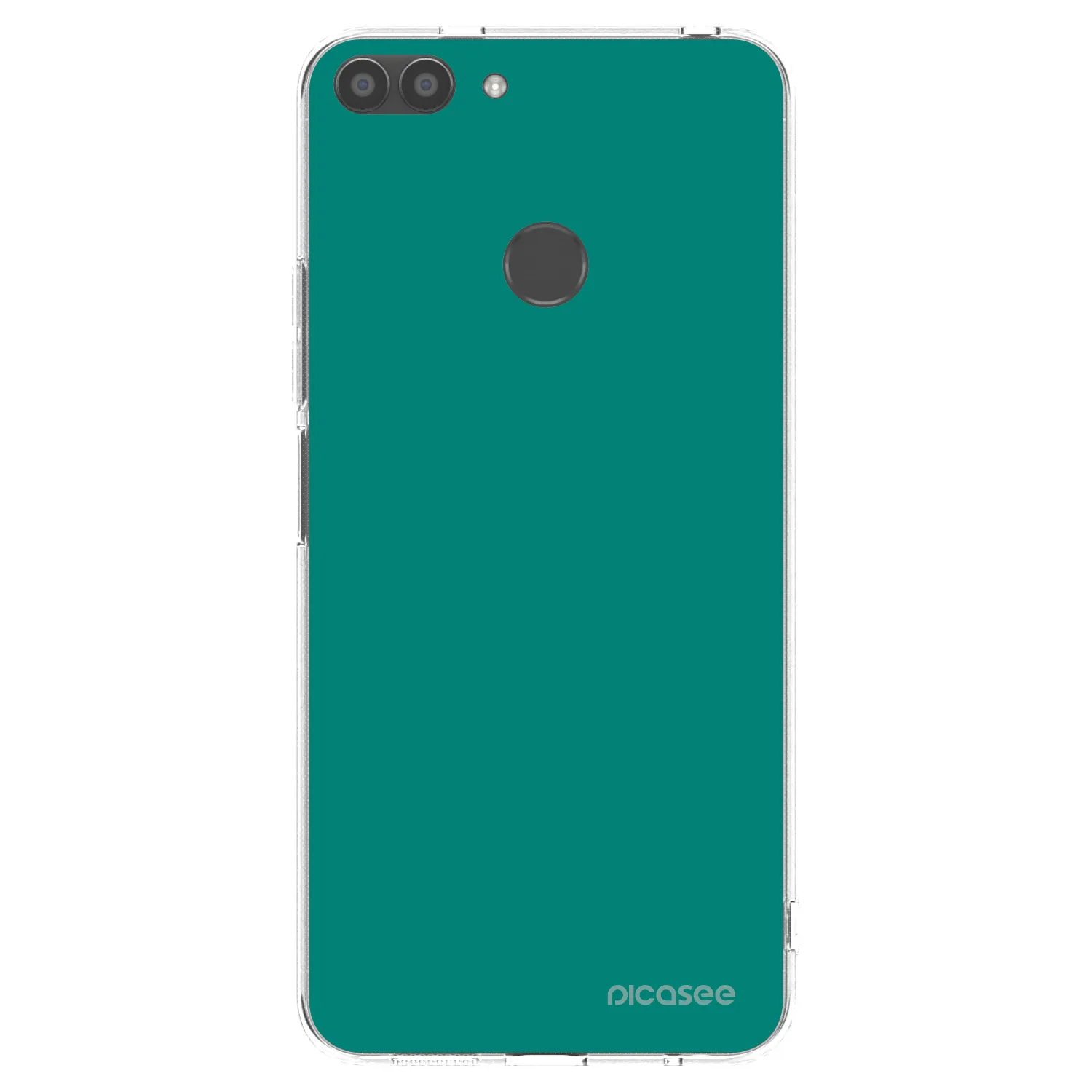 Picasee Huawei P Smart Hülle - Transparentes Silikon - Emerald Mist