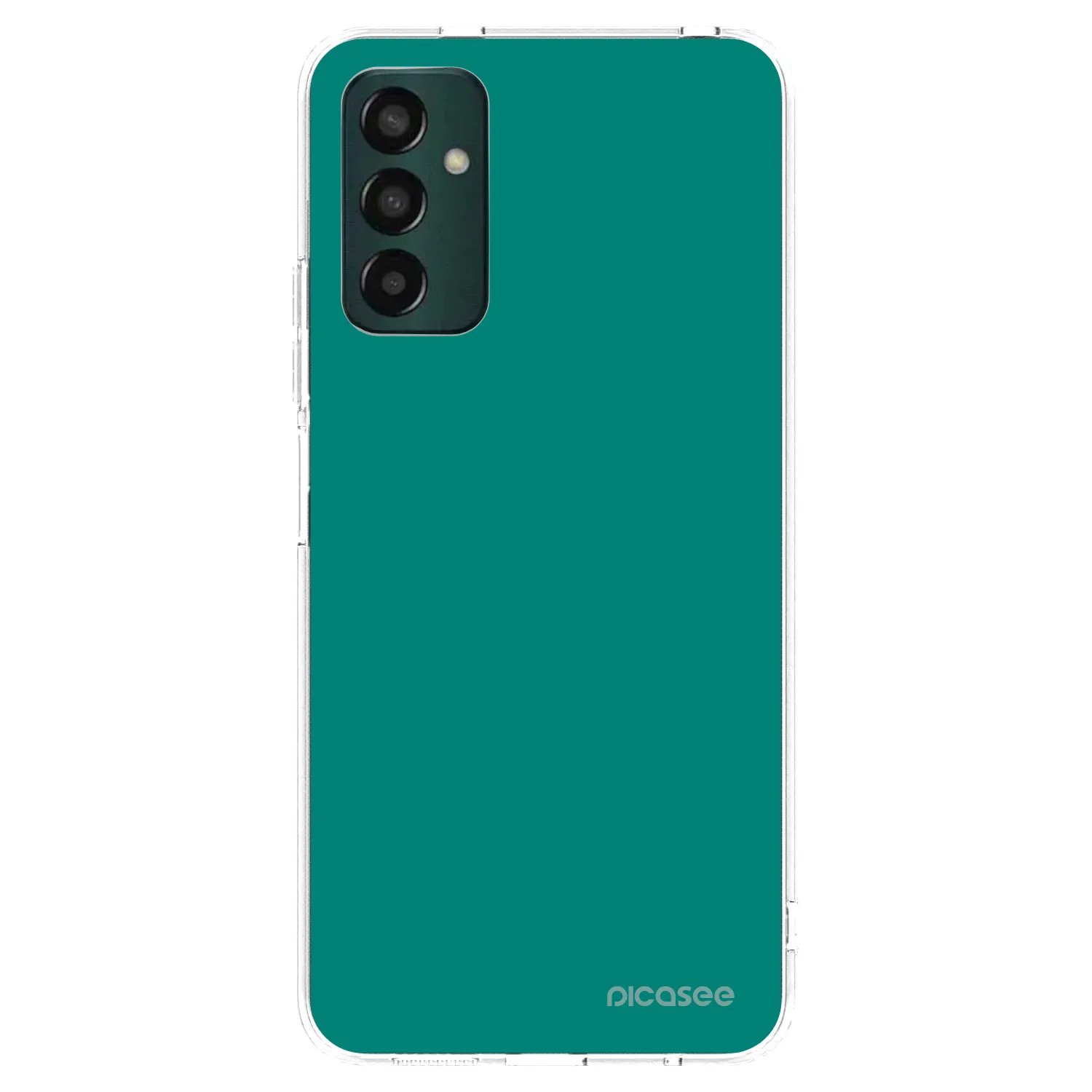 Picasee Samsung Galaxy M13 M135F Hülle - Transparentes Silikon - Emerald Mist