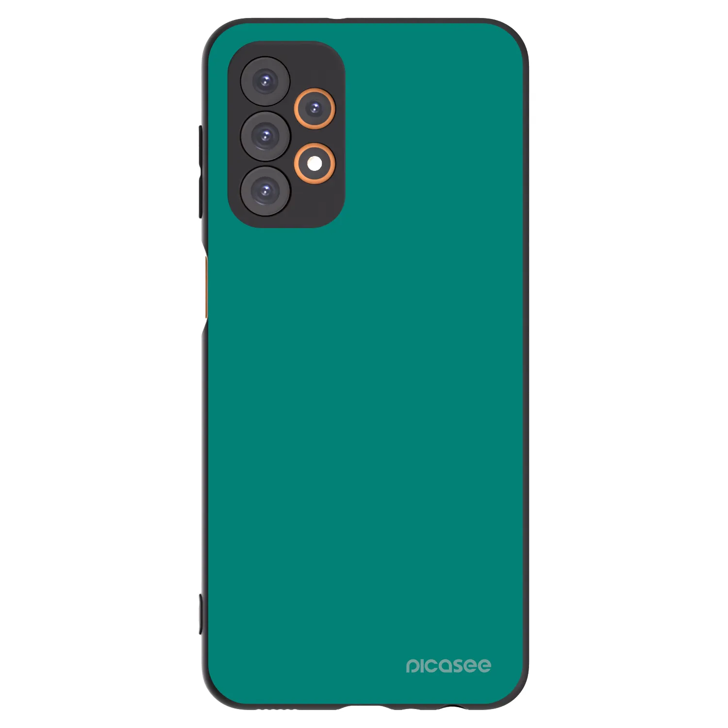 Picasee Samsung Galaxy A23 A236B 5G Hülle - Schwarzes Silikon - Emerald Mist