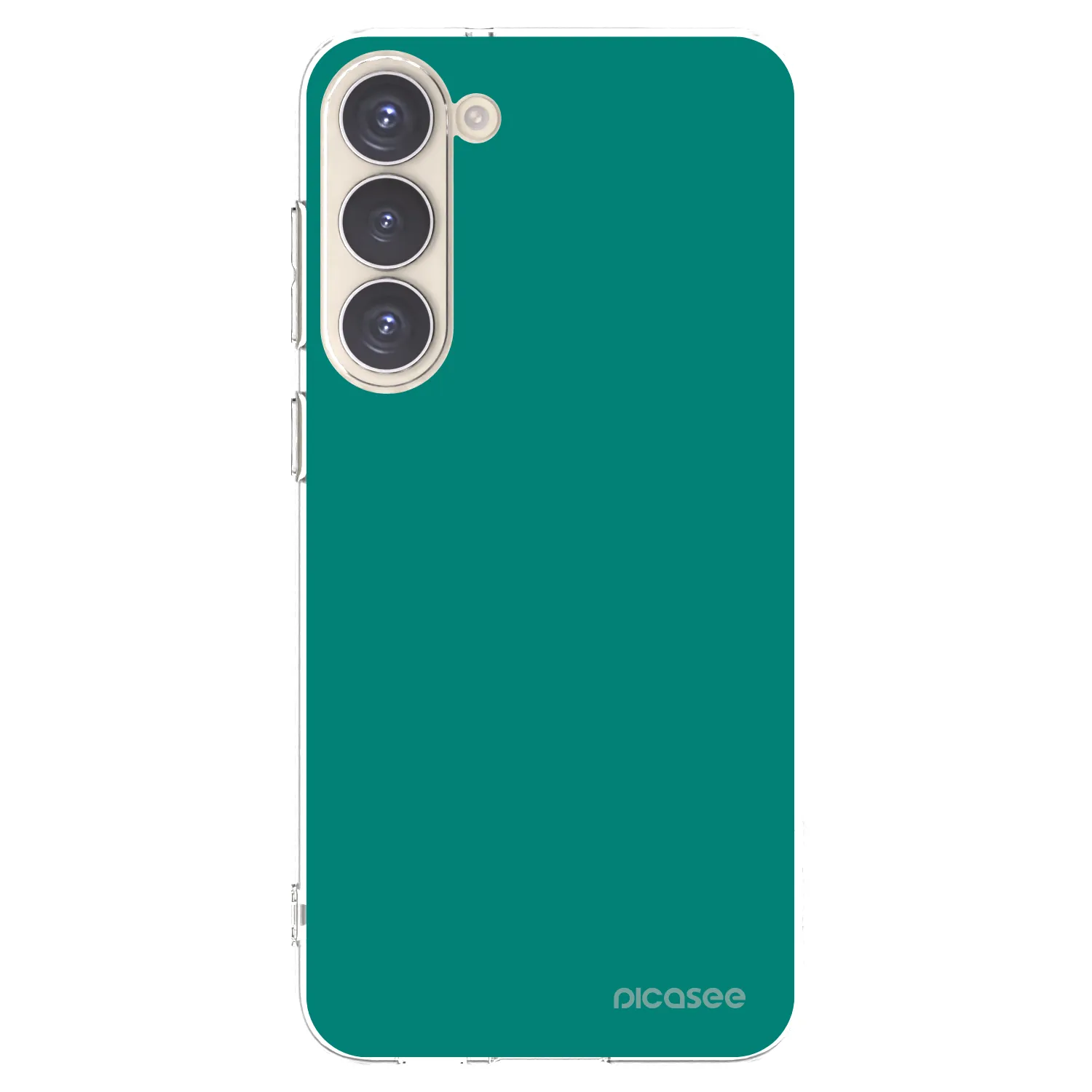 Picasee Samsung Galaxy S23+ 5G Hülle - Transparentes Silikon - Emerald Mist