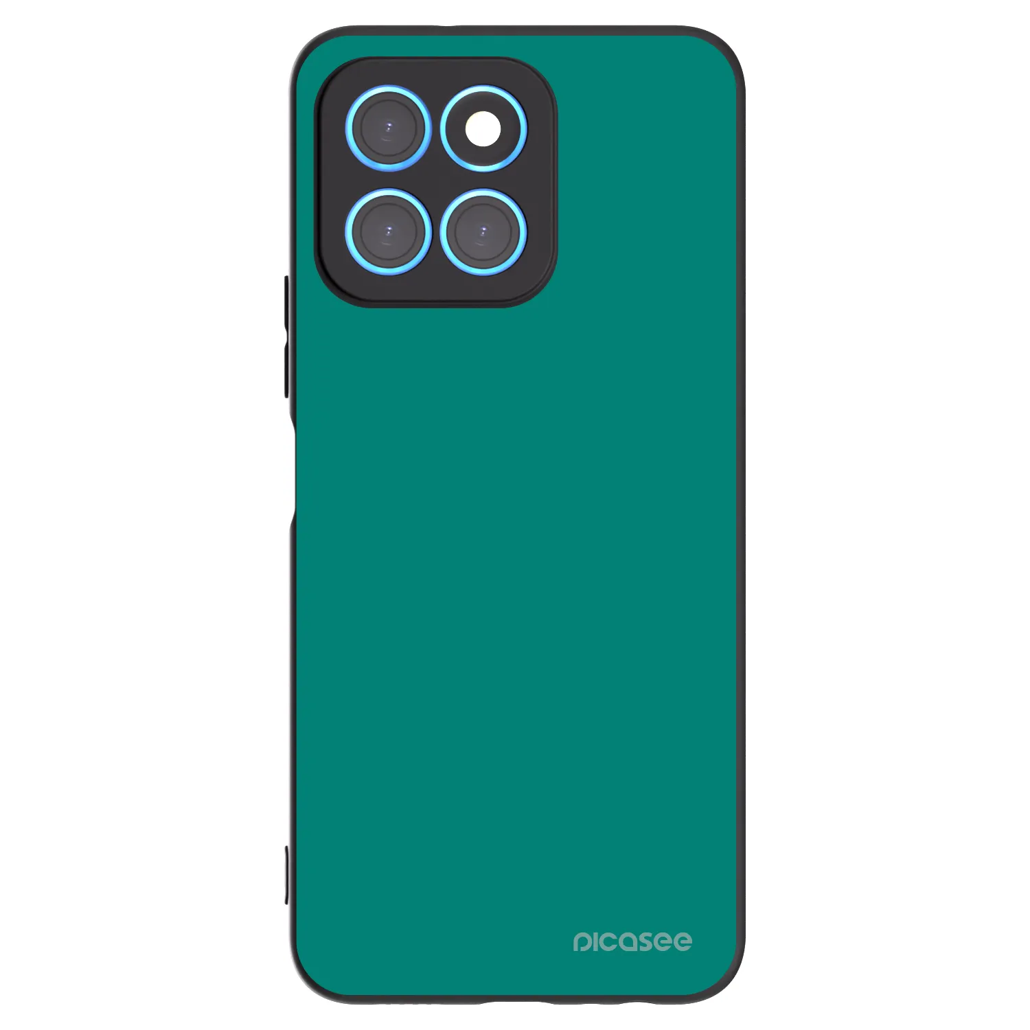 Picasee Honor X8 5G Hülle - Schwarzes Silikon - Emerald Mist