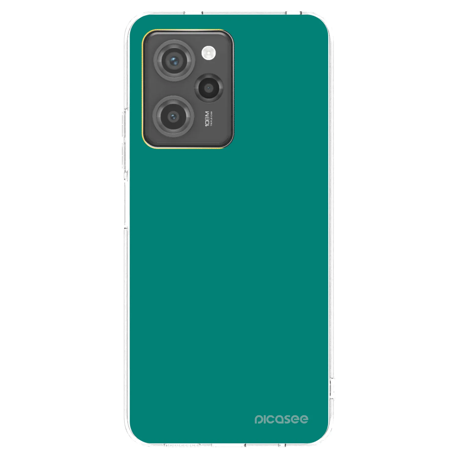 Picasee Xiaomi Poco X5 Pro Hülle - Schwarzes Silikon - Emerald Mist