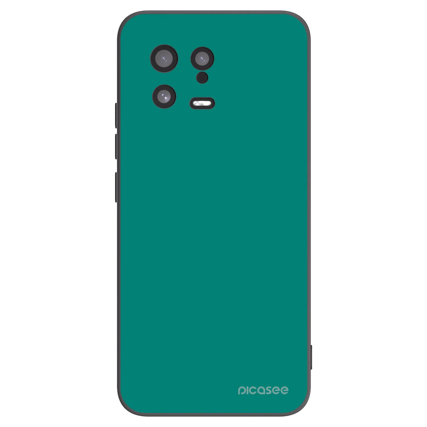 Picasee Xiaomi 13 Hülle - Schwarzes Silikon - Emerald Mist