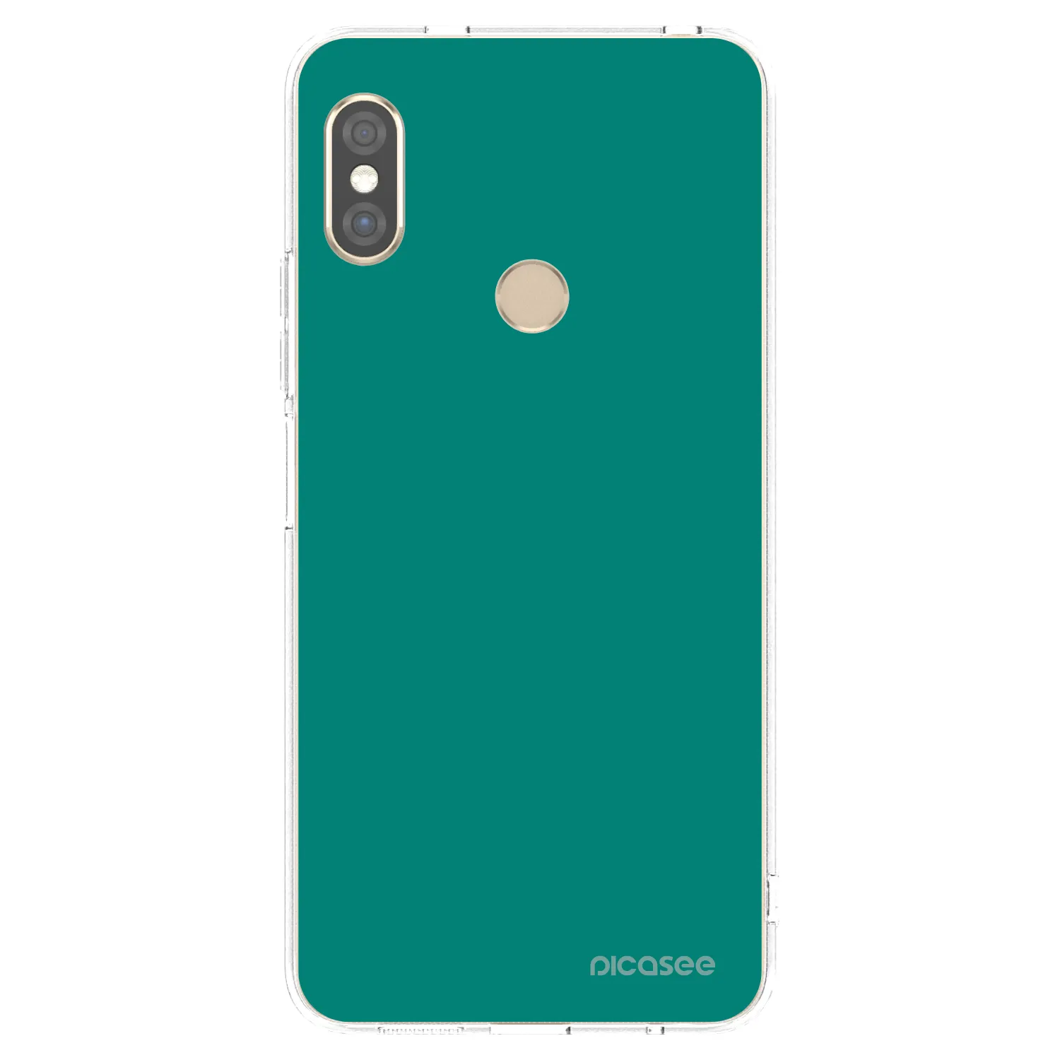 Picasee Xiaomi Redmi Note 5 Global Hülle - Transparentes Silikon - Emerald Mist