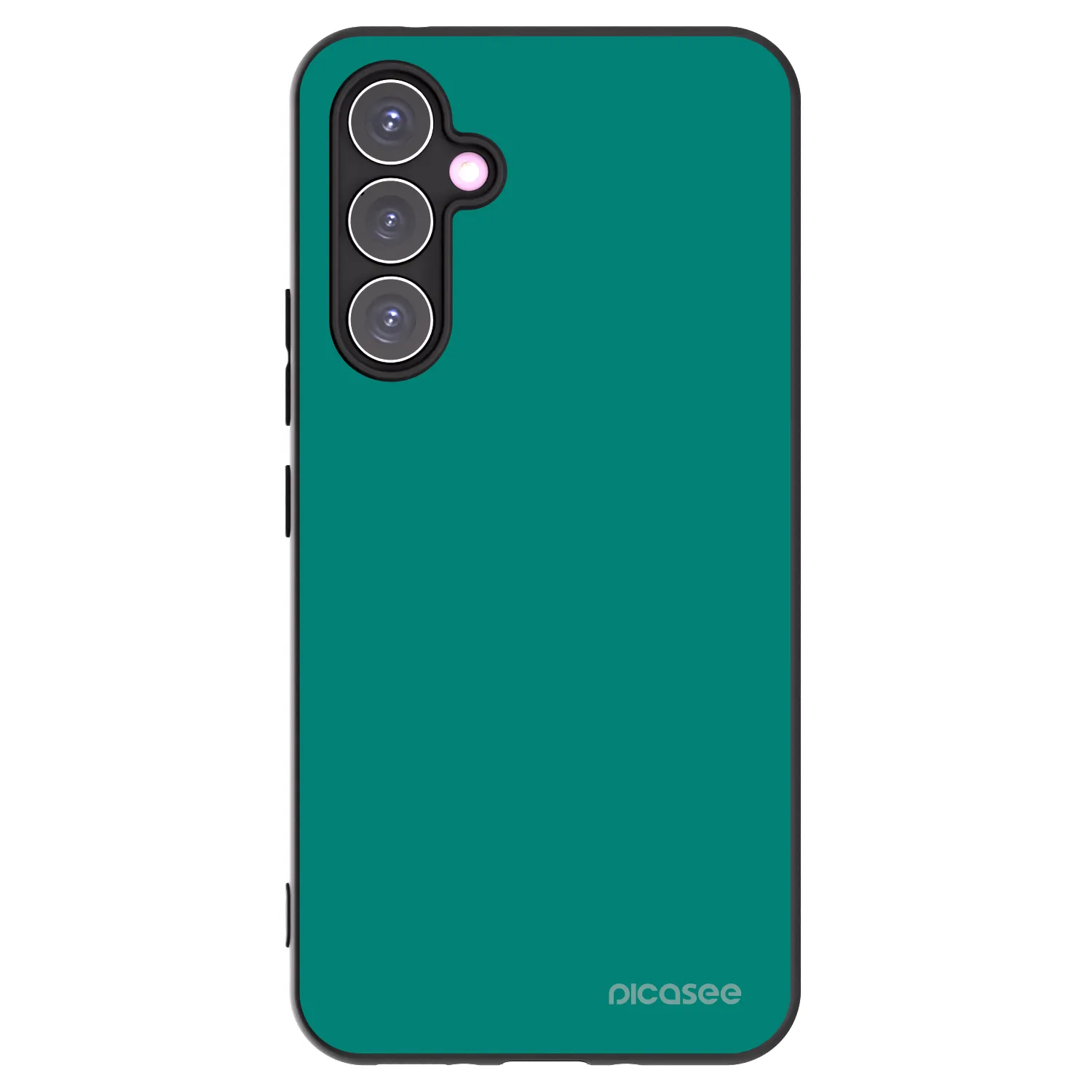 Picasee Samsung Galaxy A54 5G A546B Hülle - Schwarzes Silikon - Emerald Mist