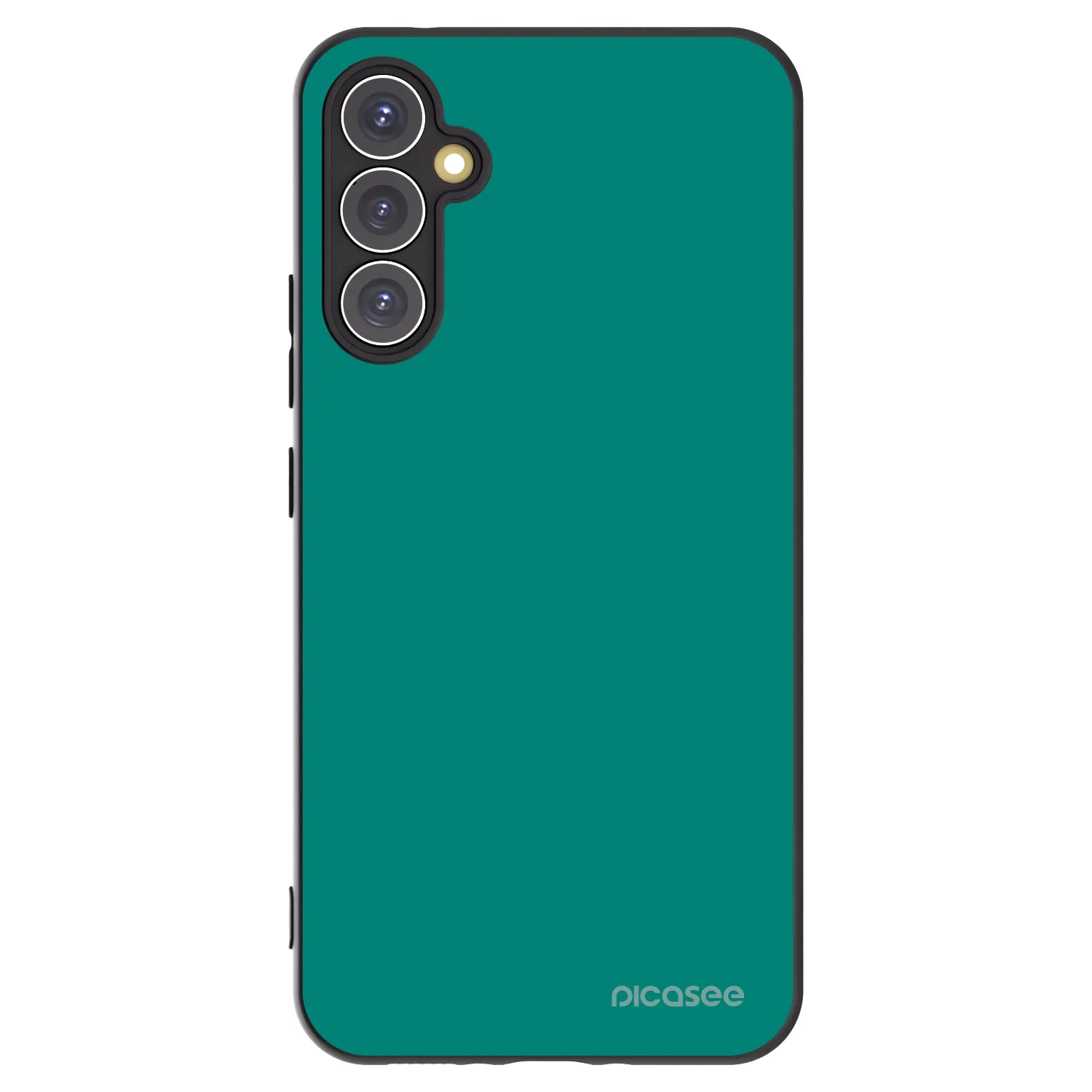 Picasee Samsung Galaxy A34 5G A346B Hülle - Schwarzes Silikon - Emerald Mist