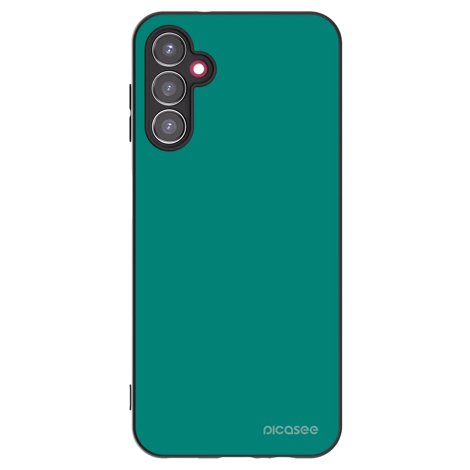 Picasee Samsung Galaxy A14 4G A145R Hülle - Schwarzes Silikon - Emerald Mist