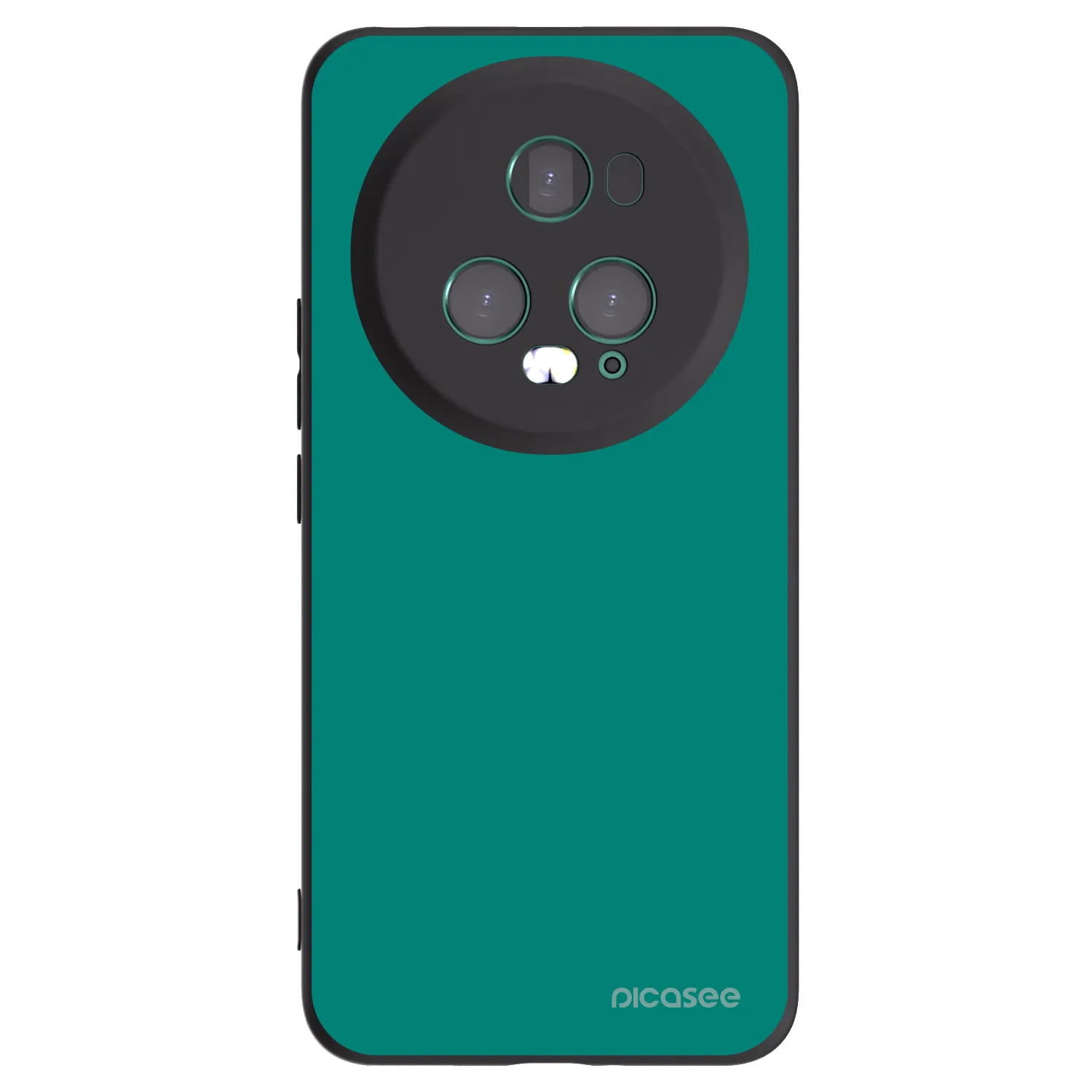 Picasee Honor Magic5 Pro Hülle - Schwarzes Silikon - Emerald Mist
