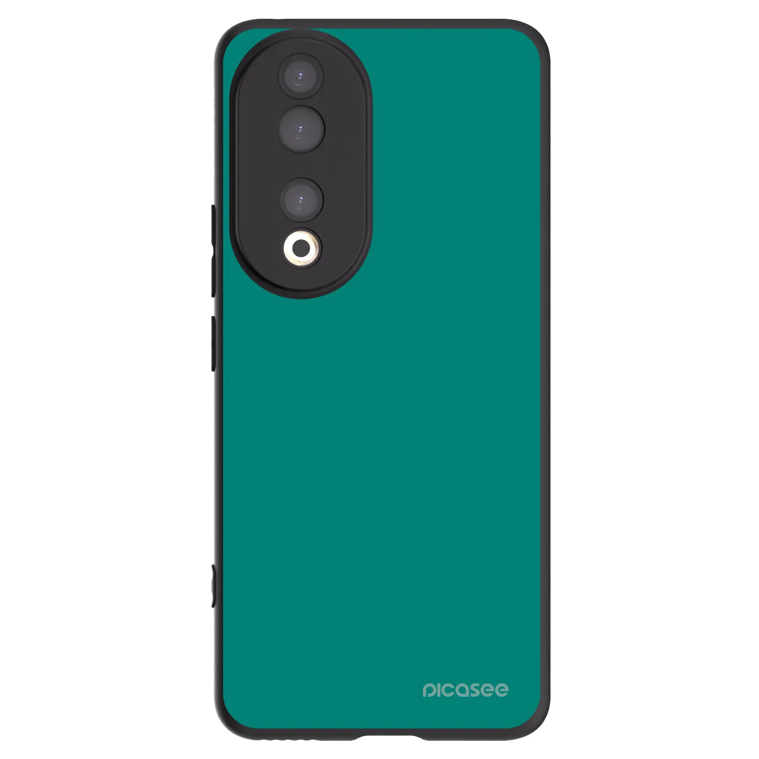 Picasee Honor 90 5G Hülle - Schwarzes Silikon - Emerald Mist