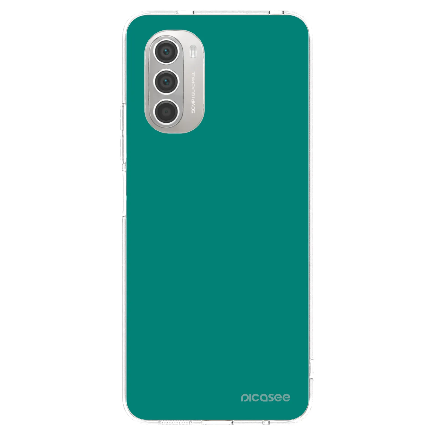 Picasee Motorola Moto G51 Hülle - Transparentes Silikon - Emerald Mist