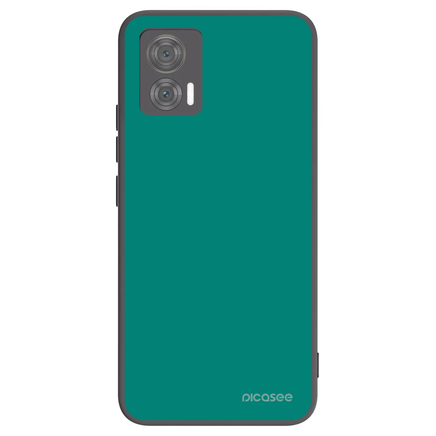 Picasee Motorola Edge 30 Neo Hülle - Schwarzes Silikon - Emerald Mist