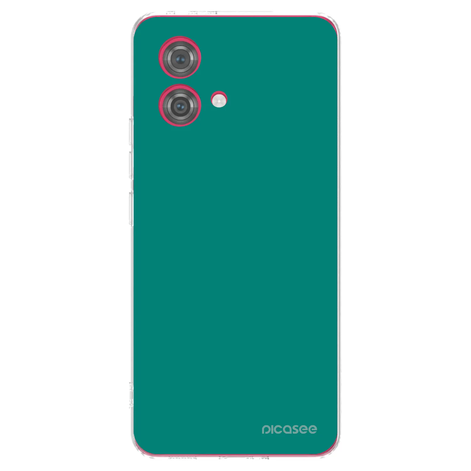 Picasee Motorola Moto G84 5G Hülle - Transparentes Silikon - Emerald Mist