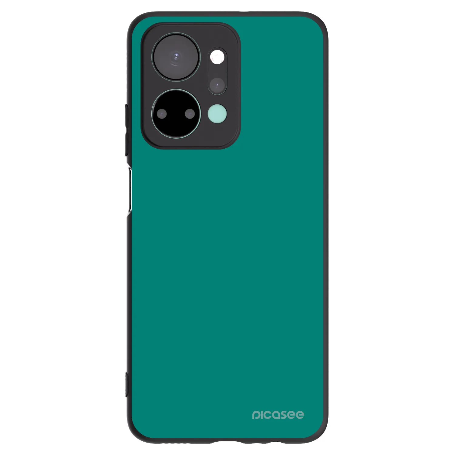Picasee Honor X7a Hülle - Schwarzes Silikon - Emerald Mist