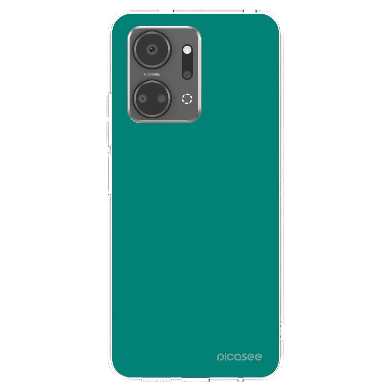 Picasee Honor X7a Hülle - Transparentes Silikon - Emerald Mist