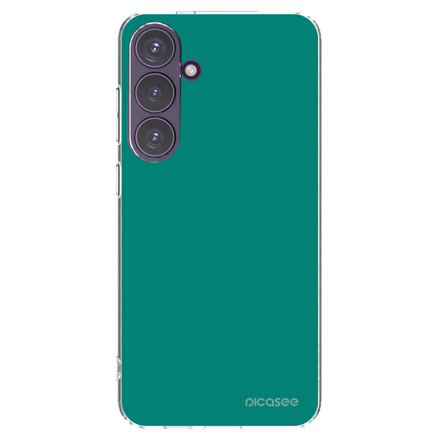 Picasee Samsung Galaxy S24+ S926B 5G Hülle - Transparentes Silikon - Emerald Mist