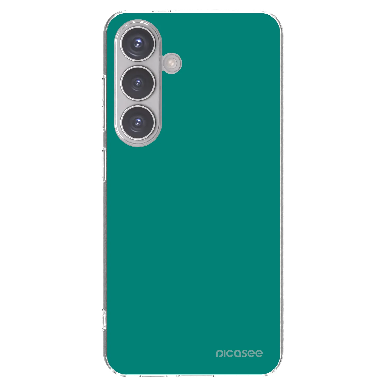 Picasee Samsung Galaxy S24 S921B 5G Hülle - Transparentes Silikon - Emerald Mist