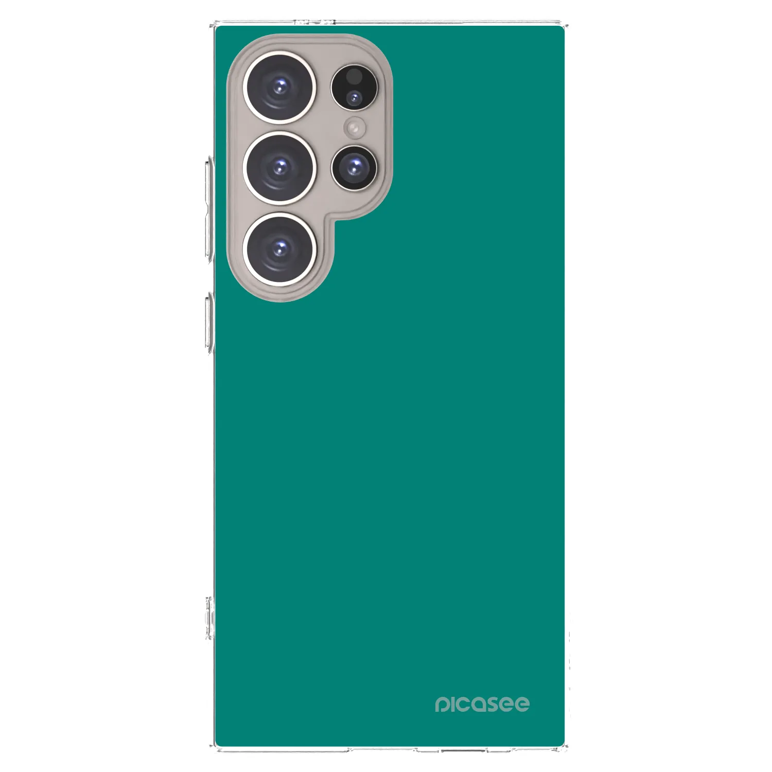 Picasee Samsung Galaxy S24 Ultra S928B 5G Hülle - Transparentes Silikon - Emerald Mist