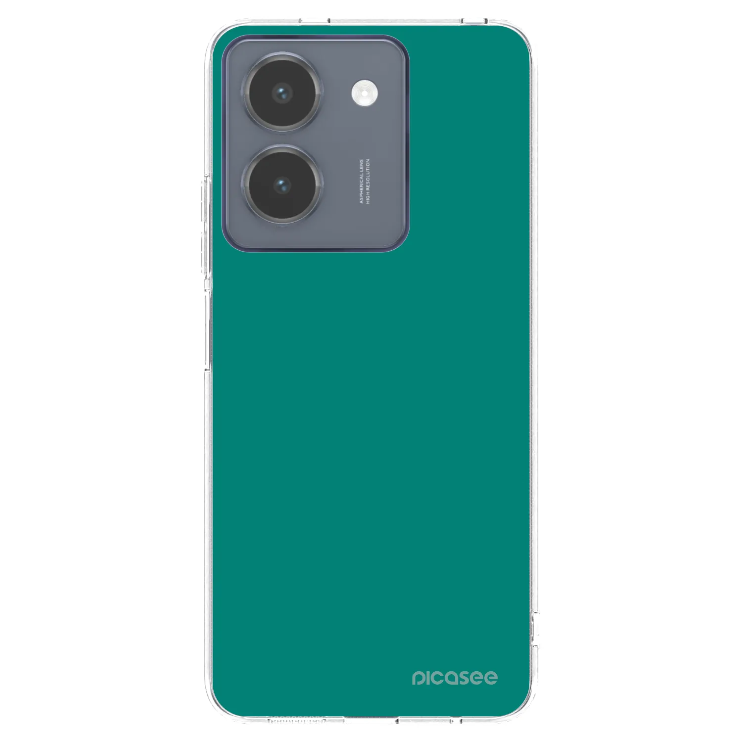 Picasee Vivo Y36 4G Hülle - Transparentes Silikon - Emerald Mist