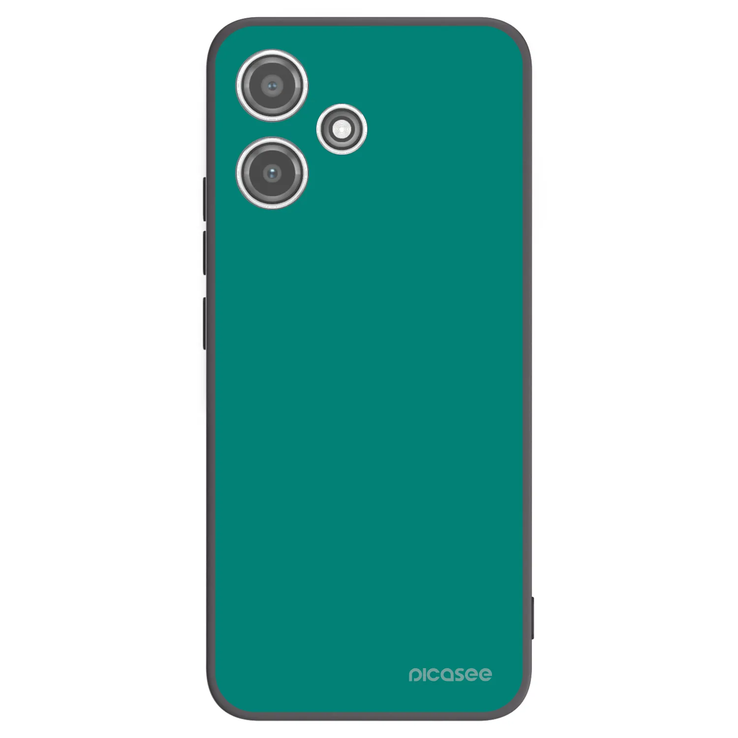Picasee Xiaomi Redmi 12 5G Hülle - Schwarzes Silikon - Emerald Mist