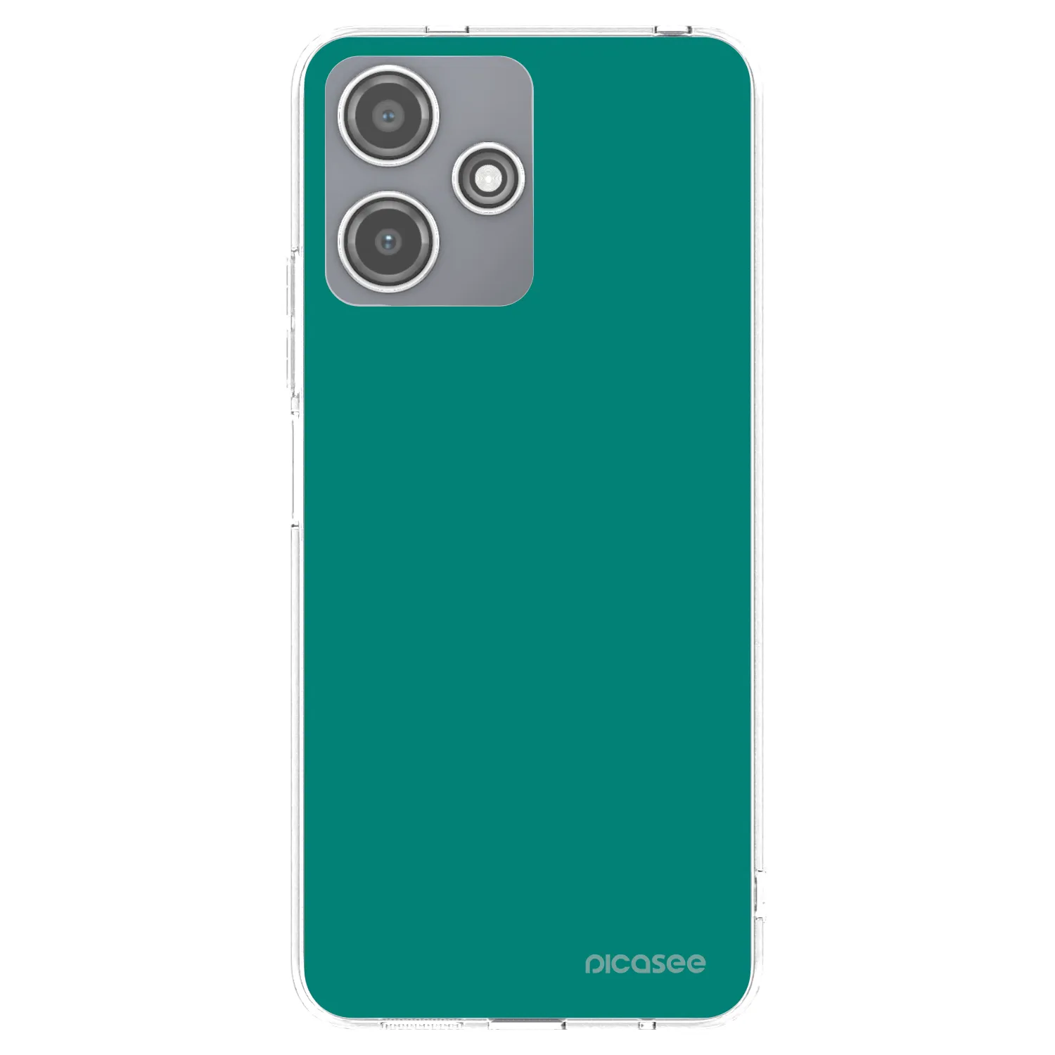Picasee Xiaomi Redmi 12 5G Hülle - Transparentes Silikon - Emerald Mist