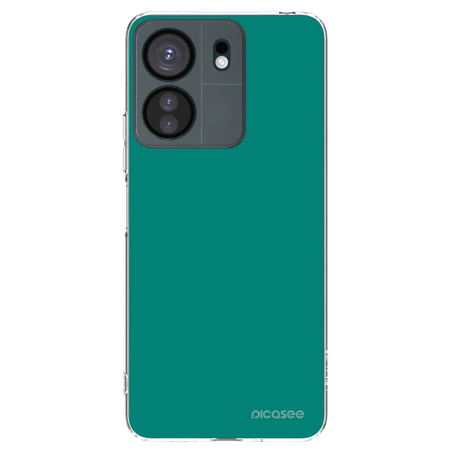 Picasee Xiaomi Redmi 13C 4G Hülle - Transparentes Silikon - Emerald Mist