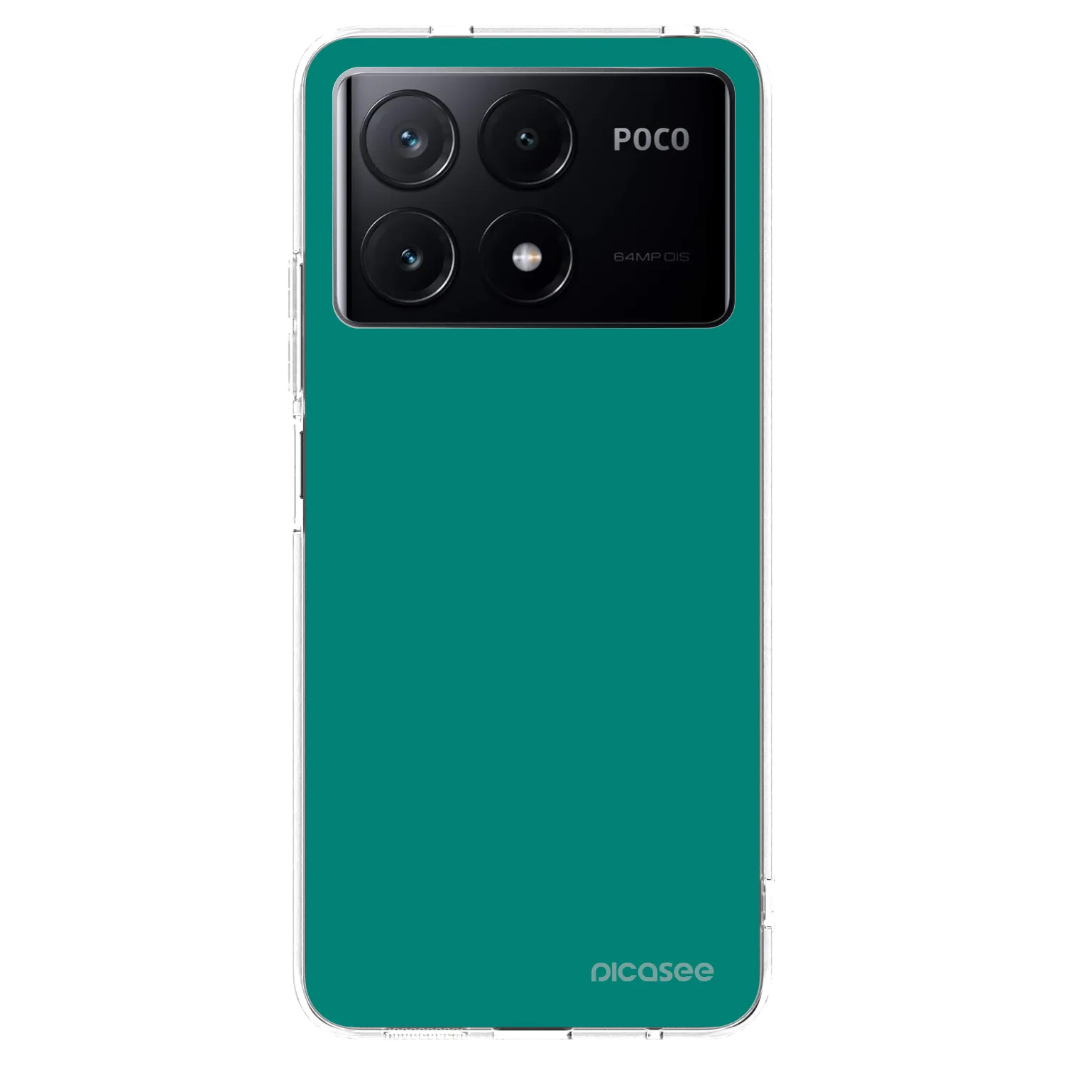 Picasee Xiaomi Poco X6 Pro Hülle - Transparentes Silikon - Emerald Mist