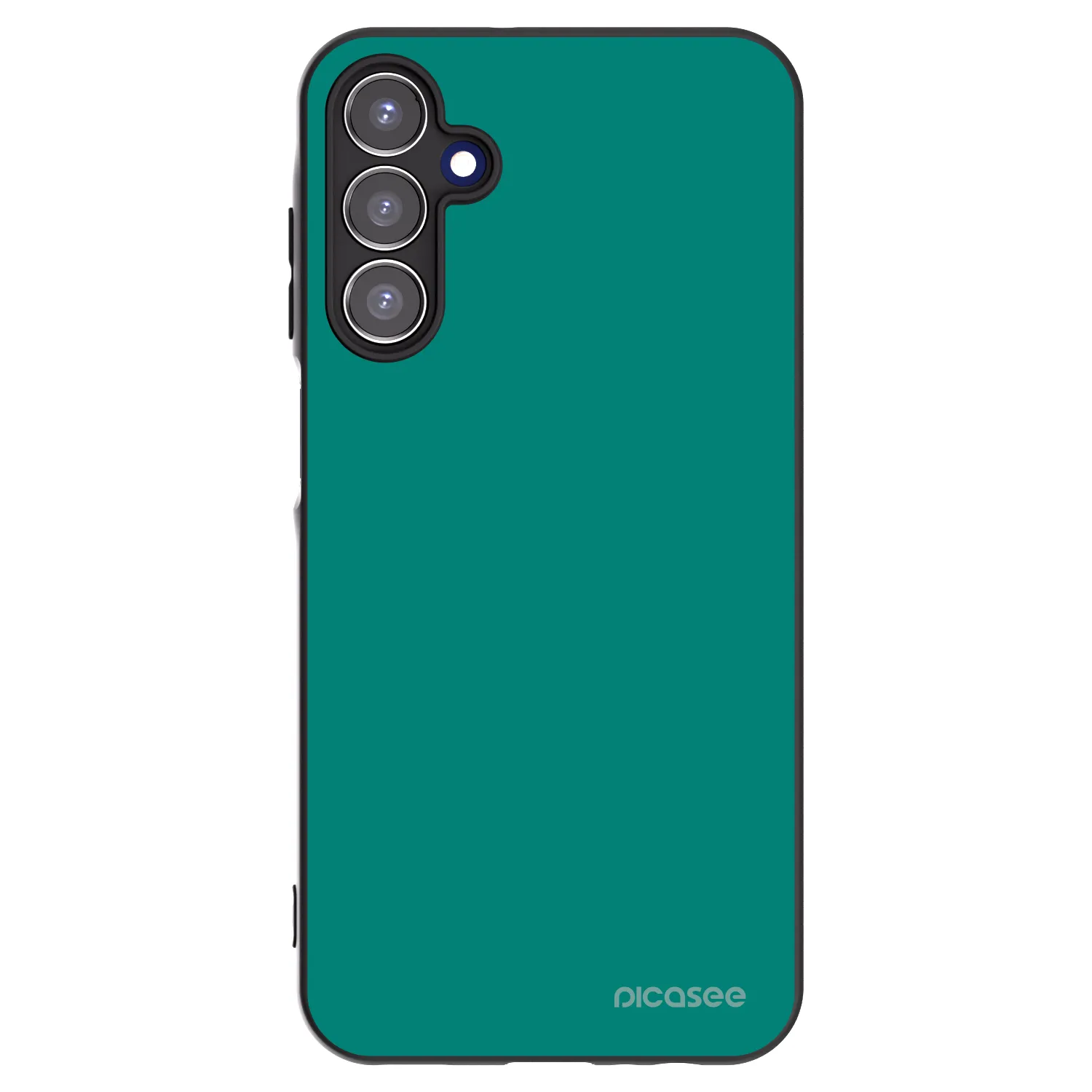 Picasee Samsung Galaxy A15 A156B 5G Hülle - Schwarzes Silikon - Emerald Mist
