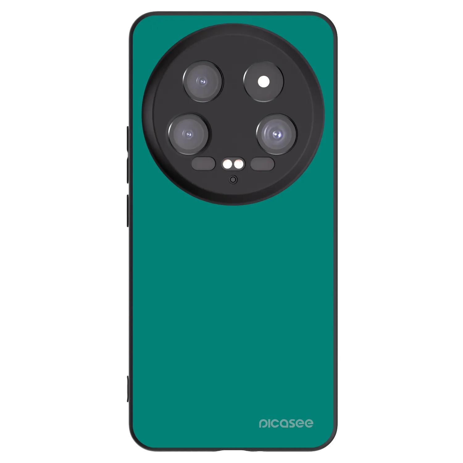 Picasee Xiaomi 14 Ultra Hülle - Schwarzes Silikon - Emerald Mist