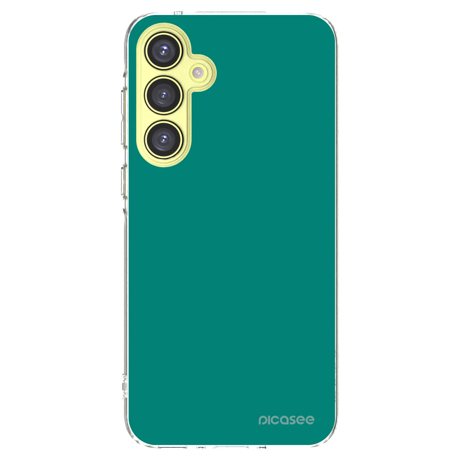 Picasee Samsung Galaxy A35 5G A356B Hülle - Transparentes Silikon - Emerald Mist