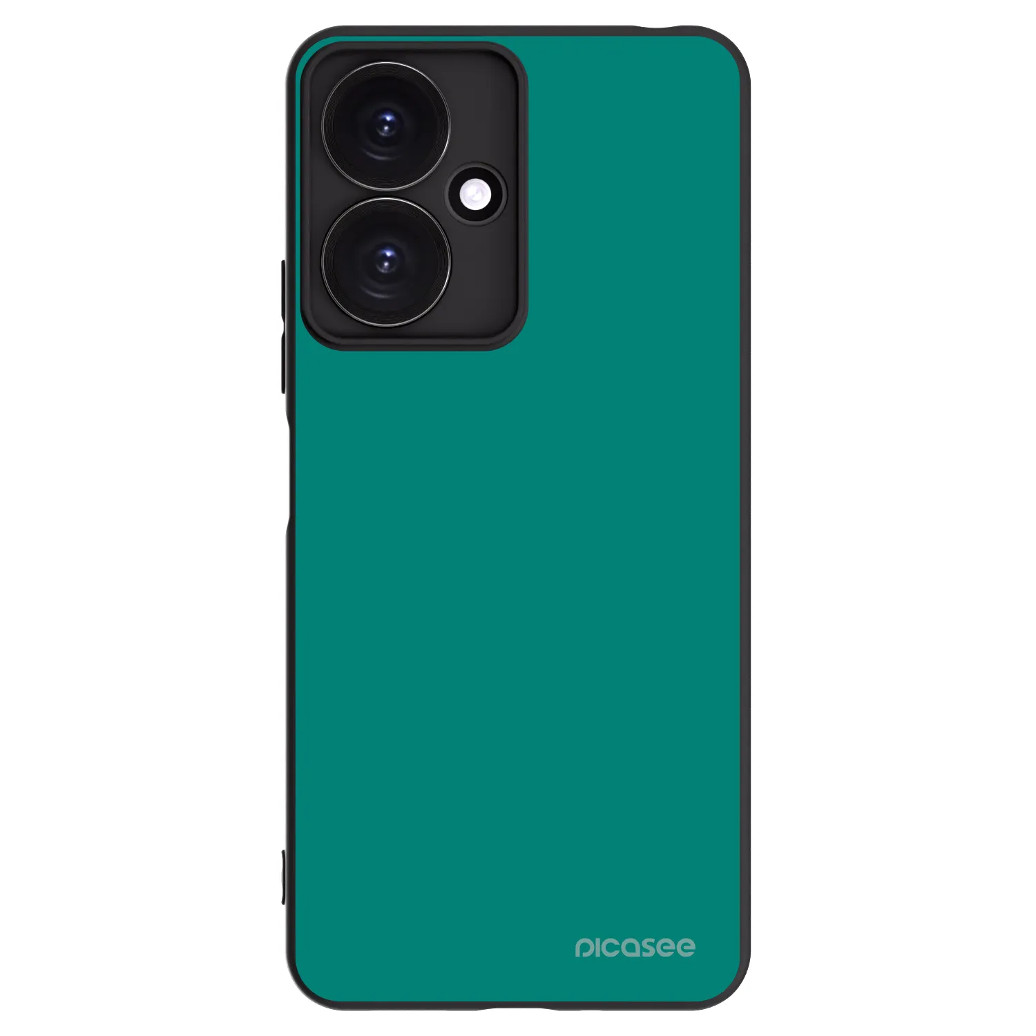 Picasee Xiaomi Redmi 13C 5G Hülle - Schwarzes Silikon - Emerald Mist